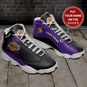 Los Angeles Lakers Air Jordan 13 Sneakers - XX100503