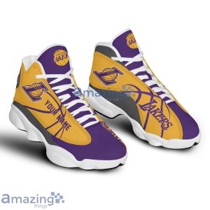 Los Angeles Lakers Air Jordan 13 Sneakers - XX100504