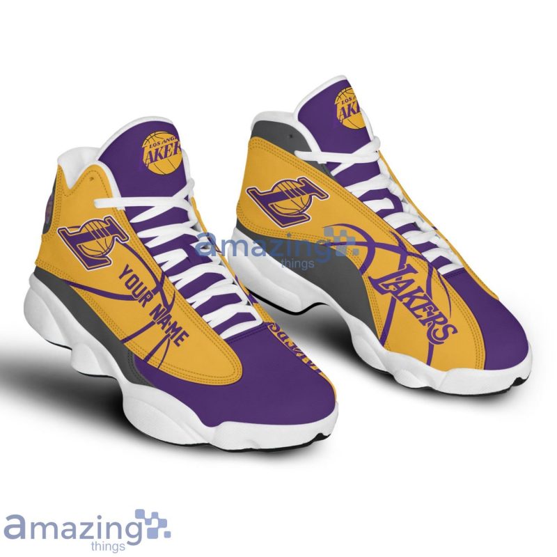 Los Angeles Lakers Air Jordan 13 Sneakers - XX100504