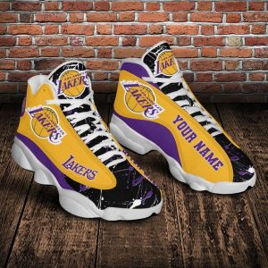 Los Angeles Lakers Air Jordan 13 Sneakers - XX090504