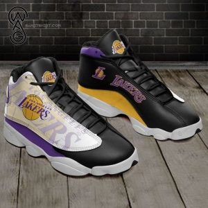 Los Angeles Lakers Air Jordan 13 Sneakers - XX090505