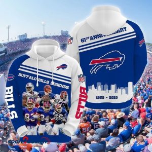 Buffalo Bills Leather Hoodie - XX051360