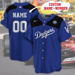 F1 Driver x MLB Dodgers Baseball Shirt - NL114725