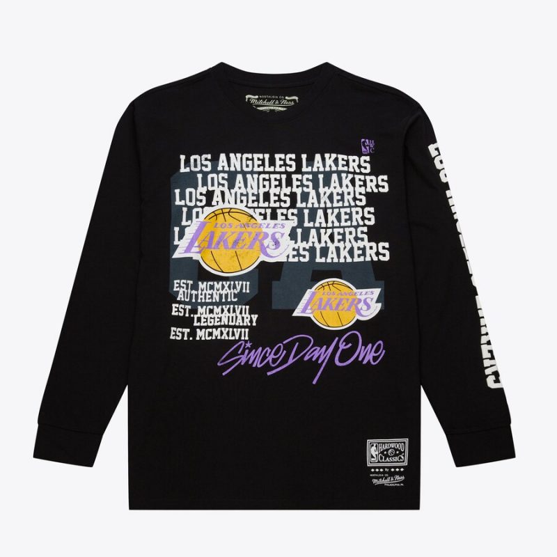 Los Angeles Lakers Hardwood Classics Mesh Fashion sweatshirt - XX280442