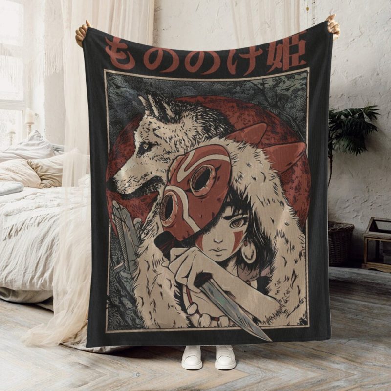 Anime Princess Mononoke Blanket - NL1111725