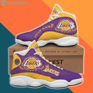 Los Angeles Lakers Air Jordan 13 Sneakers - XX100510