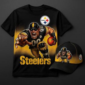 Pittsburgh Steelers T-Shirt & Cap Set - XX130525