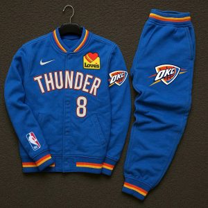 OKLAHOMA CITY THUNDER Varsity Jacket & Sweatpants Set - XX200501