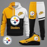 Pittsburgh Steelers Hoodie, Sweatpants & Sneaker Set - XX240501