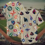 All Team NFL Logo Custom Baseball Jersey - NL231725